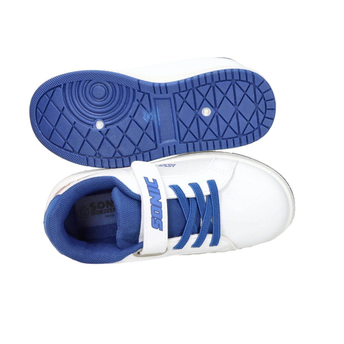 Sonic Enfants et juniors Baskets SC001280 Blanc/Bleu clair