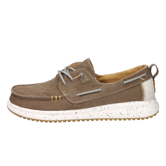 Pitas Homme Slip on BYRON Marron