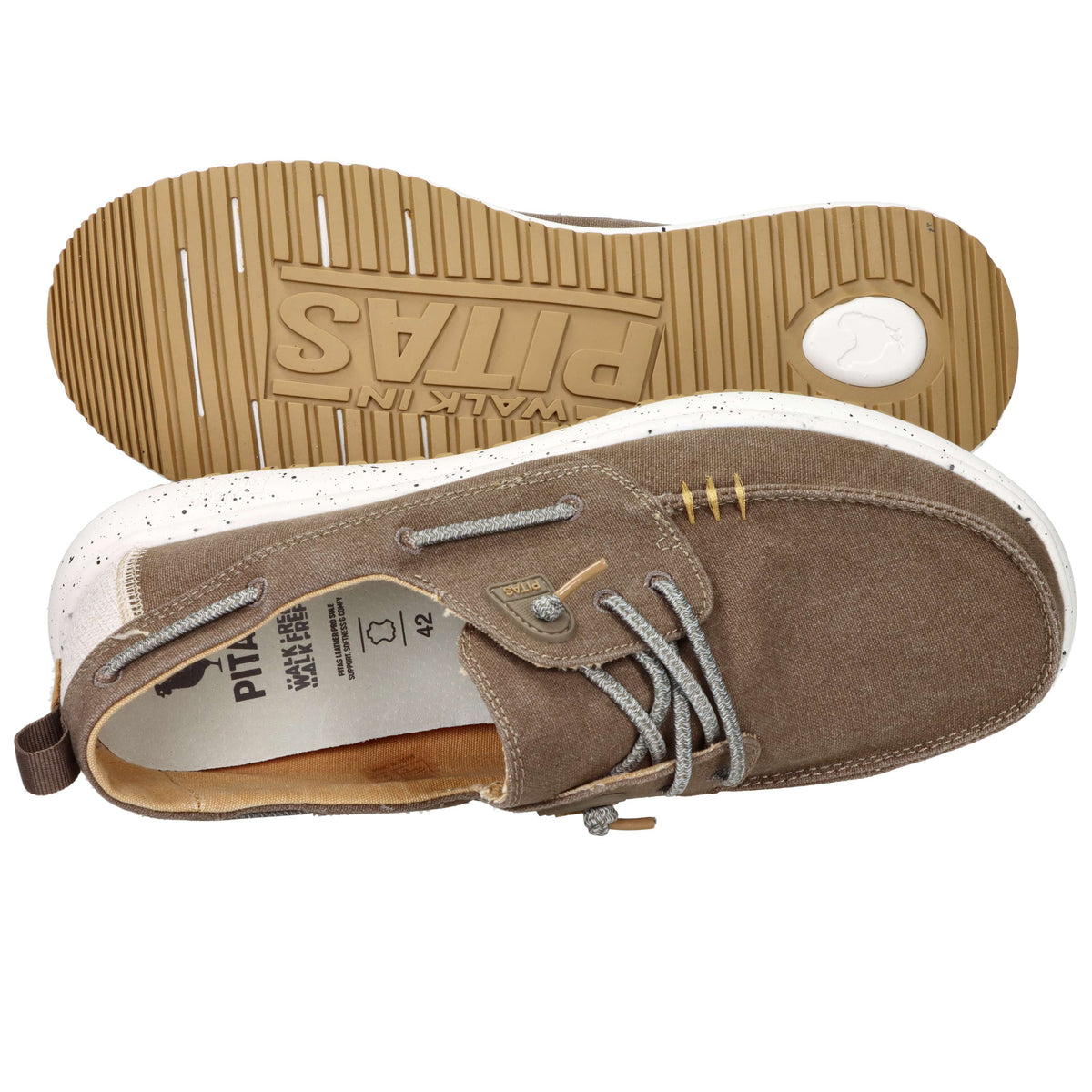 Pitas Uomo Slip on BYRON Marrone