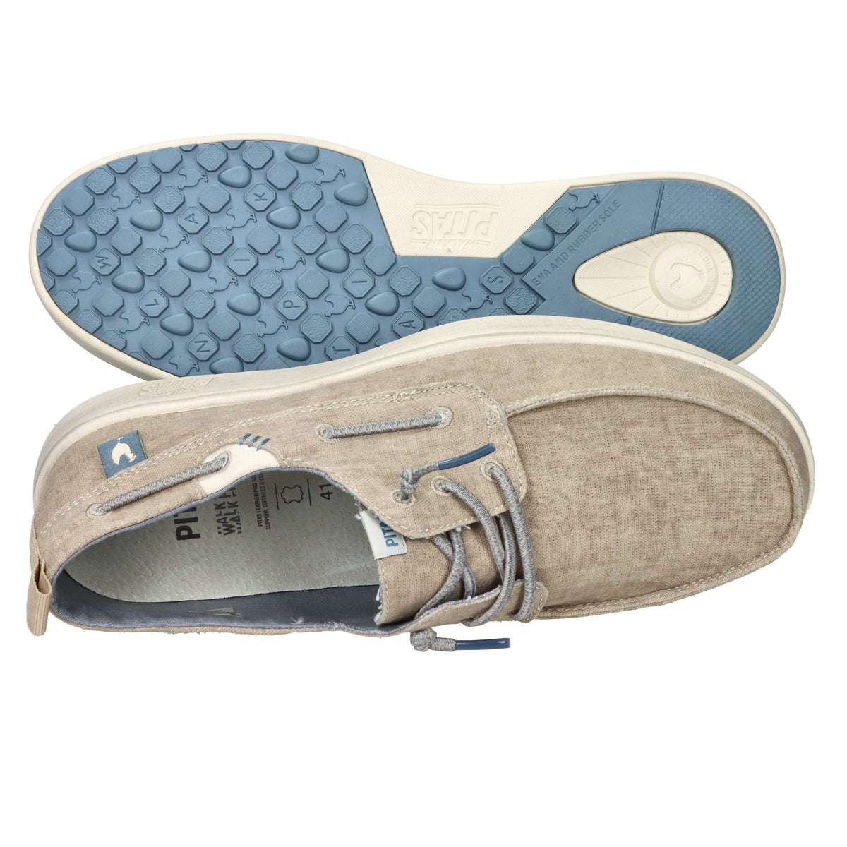 Pitas Uomo Slip on MAUI FLAX Beige