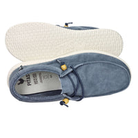 Pitas Homme Slip-on WP150 WALLABI WASHED Bleu