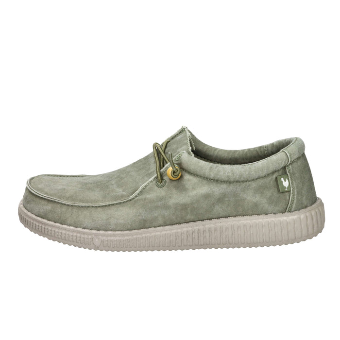 Pitas Homme Slip on WP150 WALLABI WASHED Vert Foncé