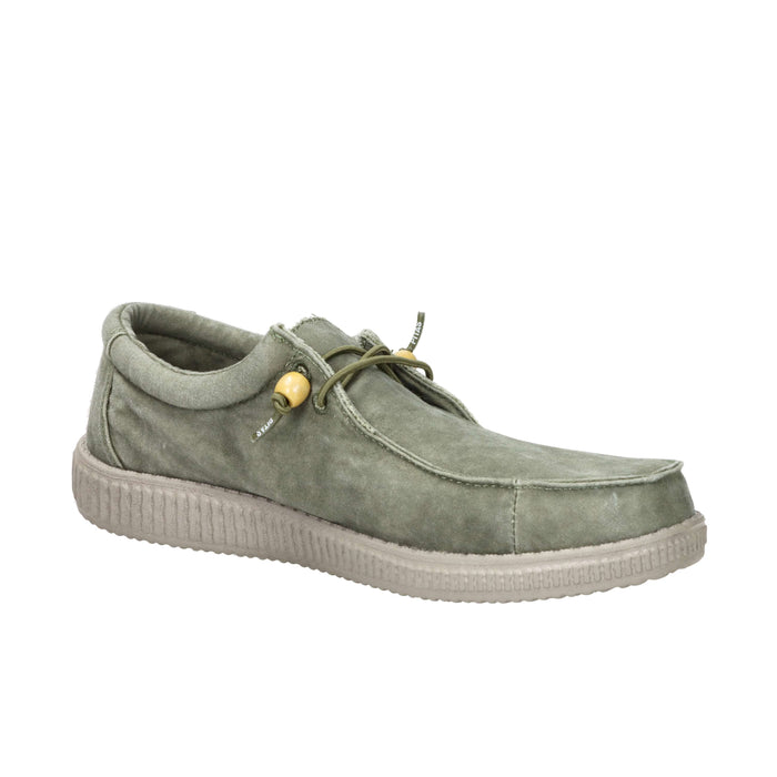 Pitas Homme Slip on WP150 WALLABI WASHED Vert Foncé