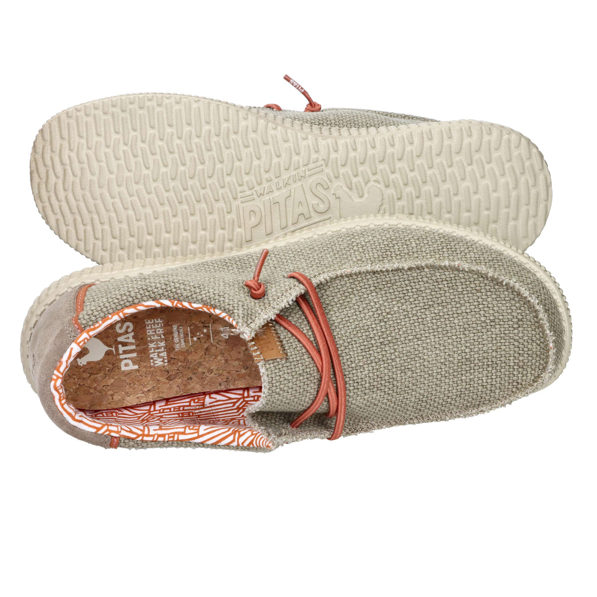 Pitas Homme Slip on WP150 STEVE Taupe