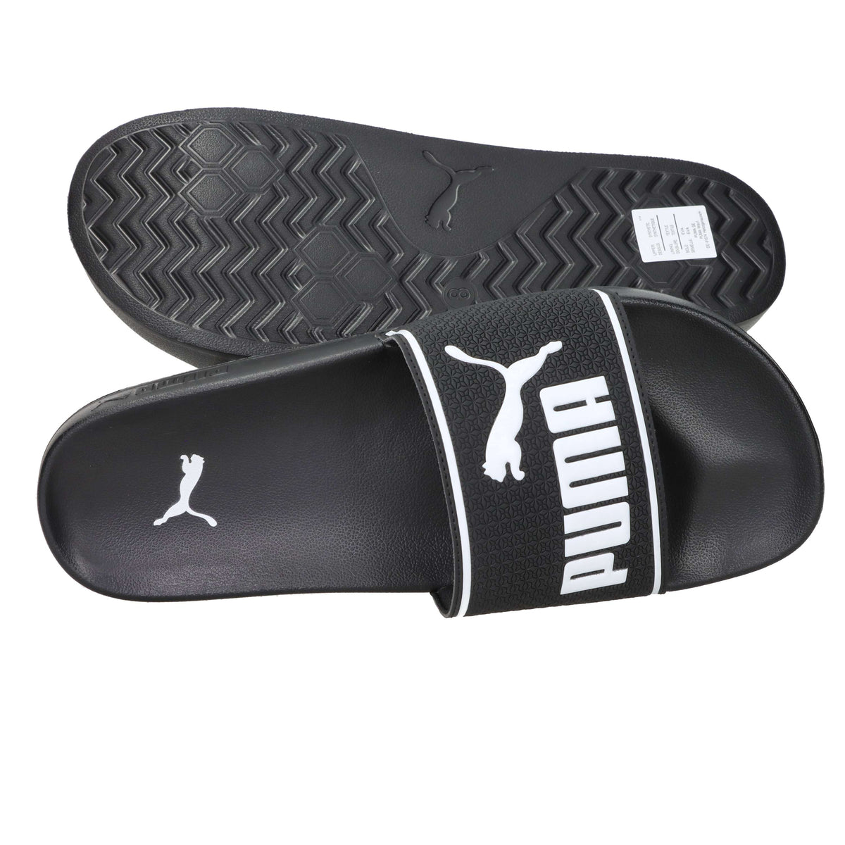 Puma Homme Claquettes 384139 Noir/Blanc