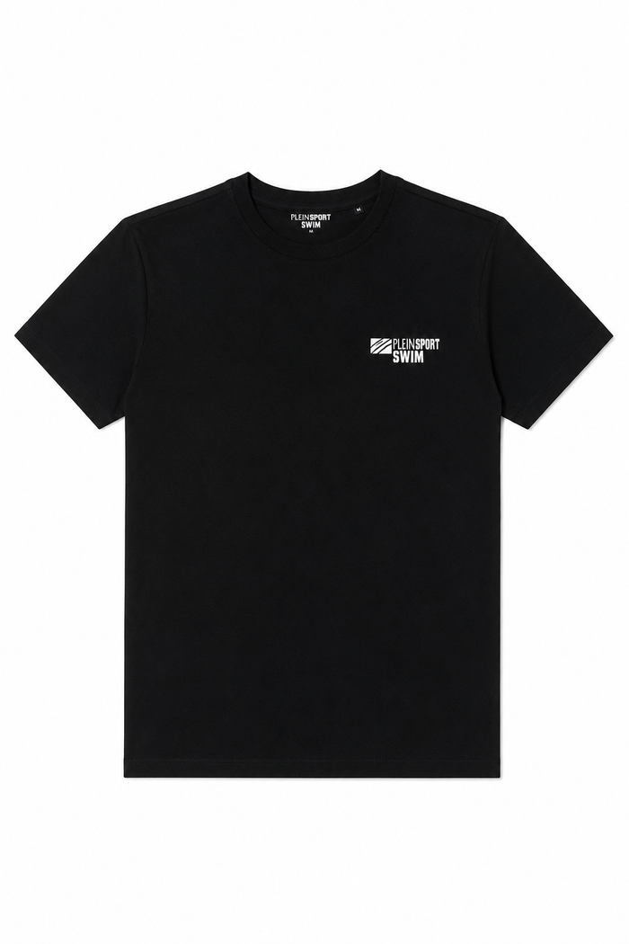 Philippe Plein Hombre Camiseta PS26MTS01 Negro