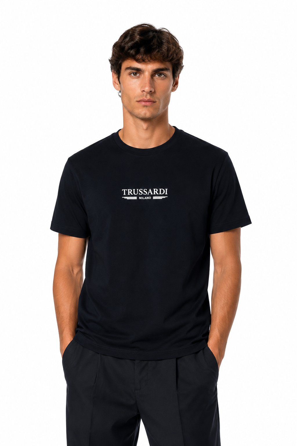 Trussardi Uomo T-shirt TRU26MTS01 Nero