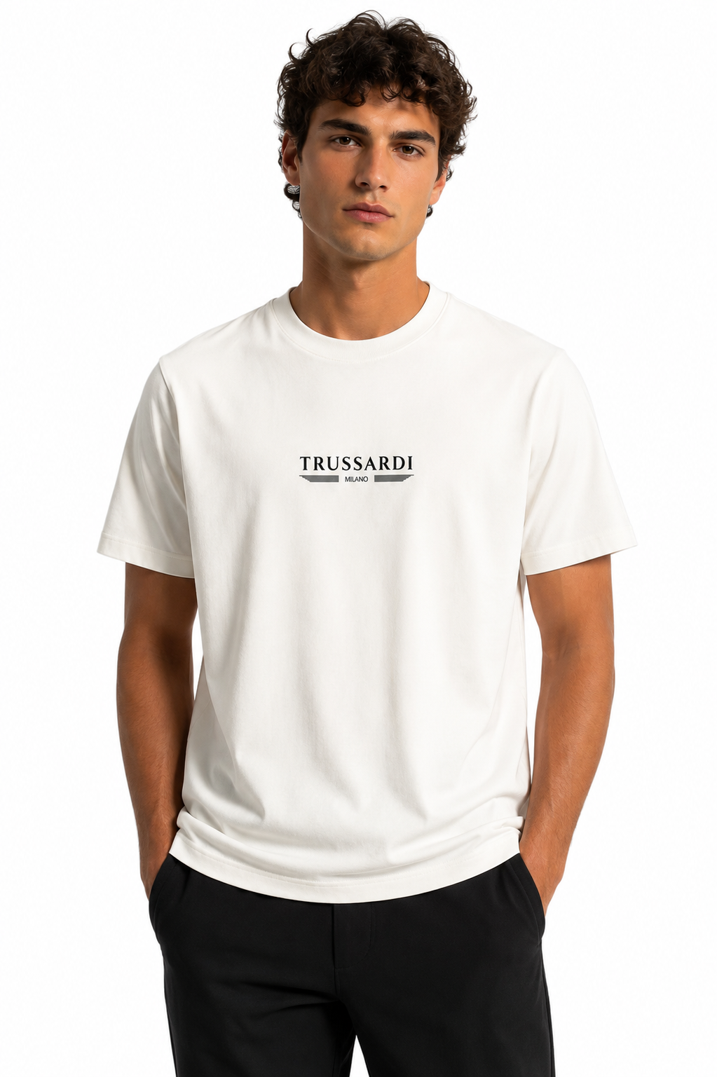 Trussardi Uomo T-shirt TRU26MTS01 Bianco