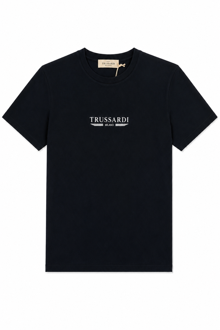 Trussardi Hombre Camiseta TRU26MTS01 Negro