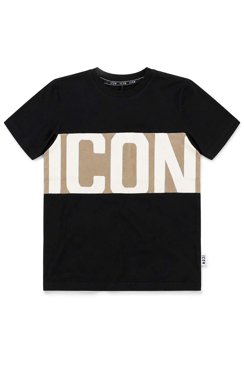 Icon Uomo T-shirt IUT014 Nero/Beige