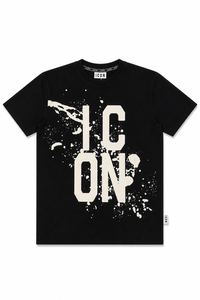 Icon Uomo T-shirt IUT037 Nero/Bianco