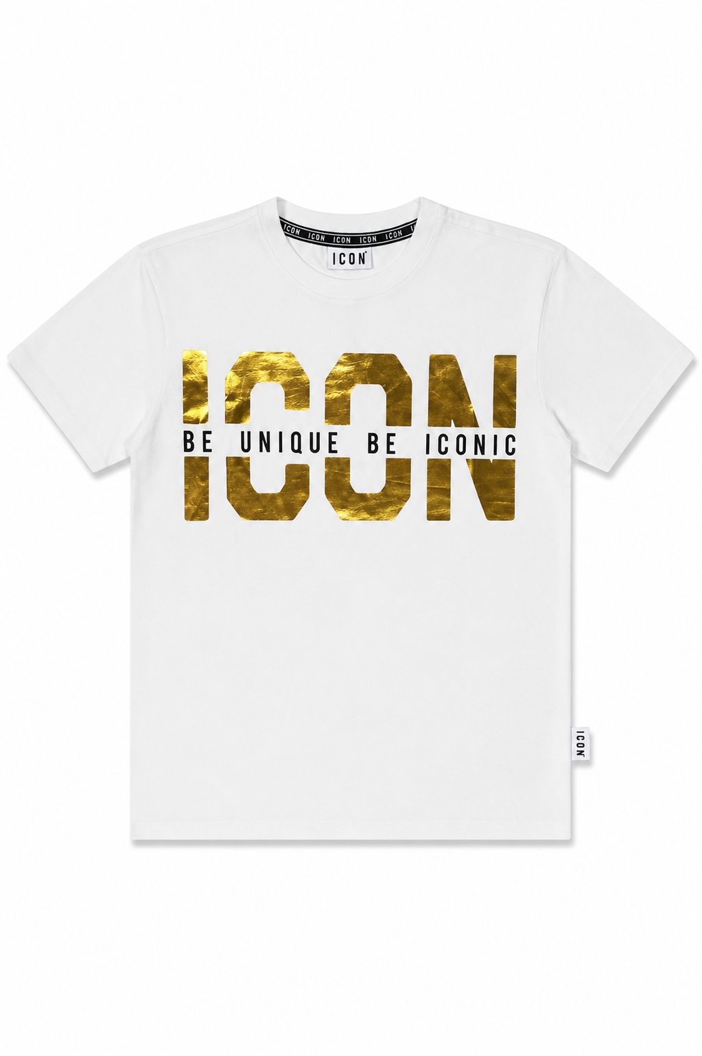 Icon Uomo T-shirt IUT022 Bianco/Oro