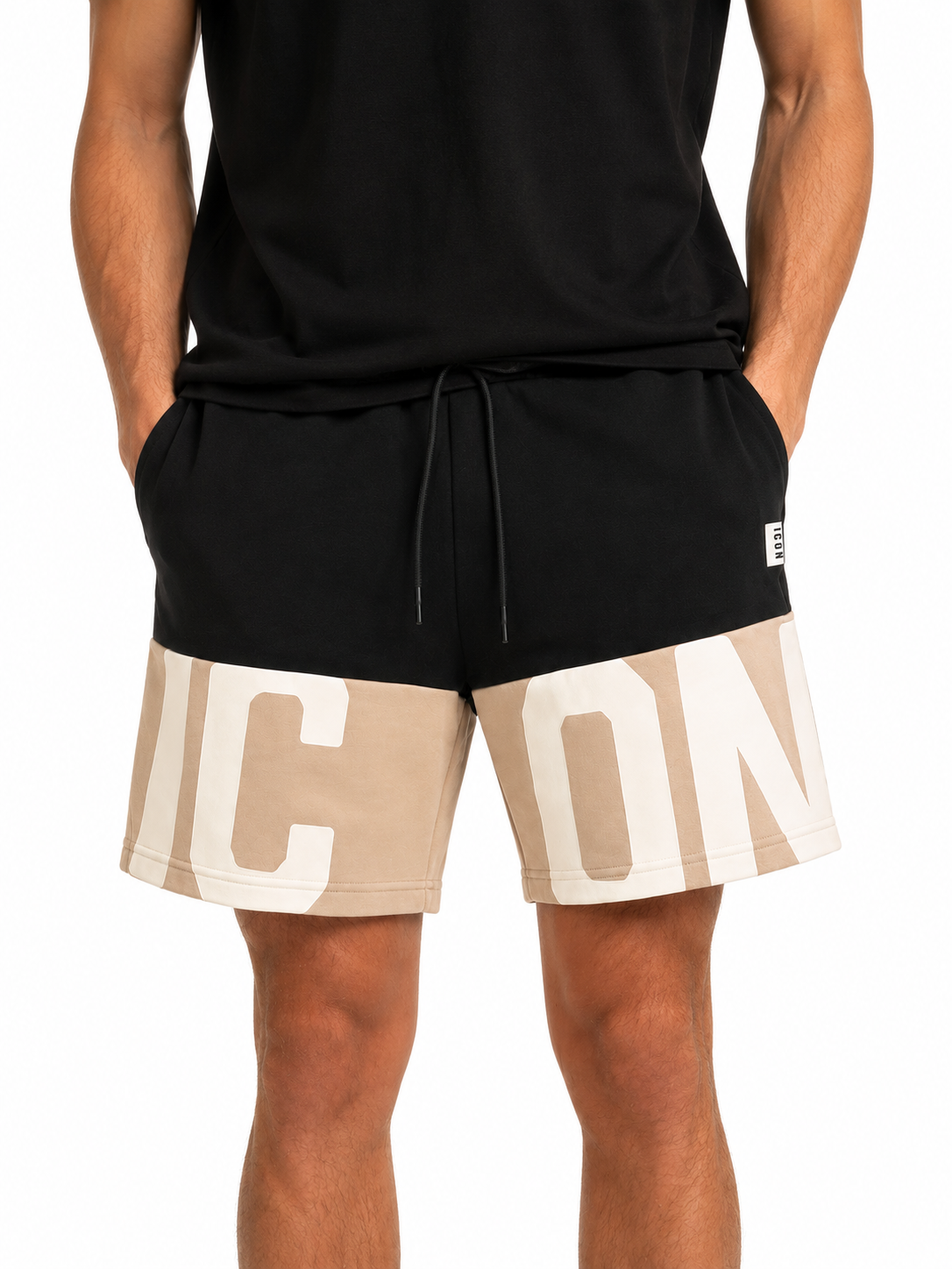 Icon Uomo Bermuda IUB006 Nero/Beige