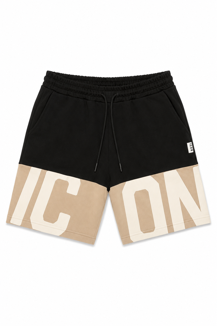 Icon Uomo Bermuda IUB006 Schwarz/Beige