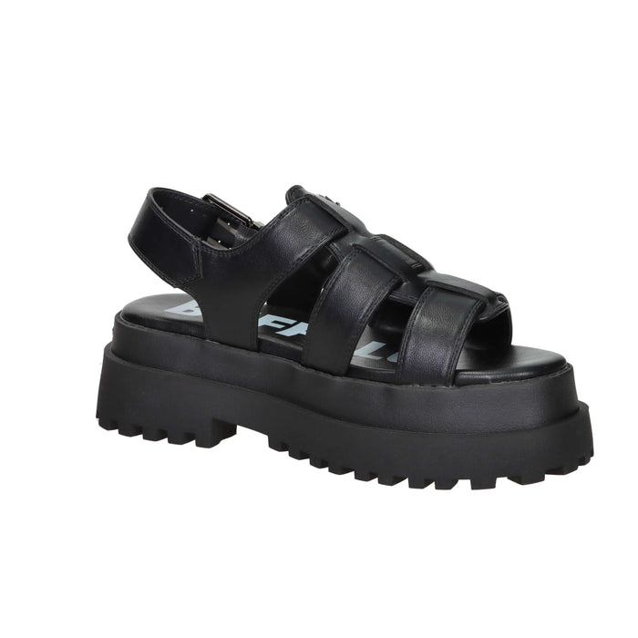 Buffalo Damen Keilsandalette BN1602334 Schwarz
