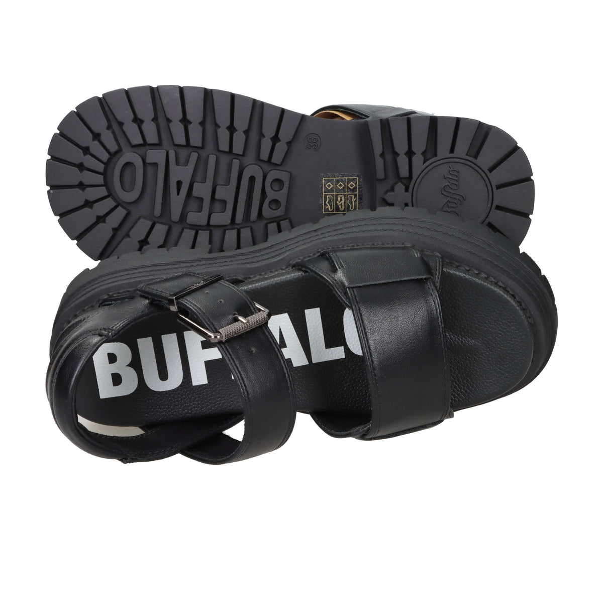 Buffalo Women's Wedge Sandal BN1602321 Black