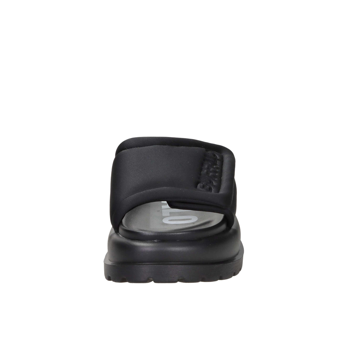 Buffalo Donna Ciabatta con zeppa BN1602325 Nero