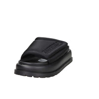 Buffalo Donna Ciabatta con zeppa BN1602325 Nero