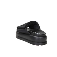 Buffalo Donna Ciabatta con zeppa BN1602325 Nero