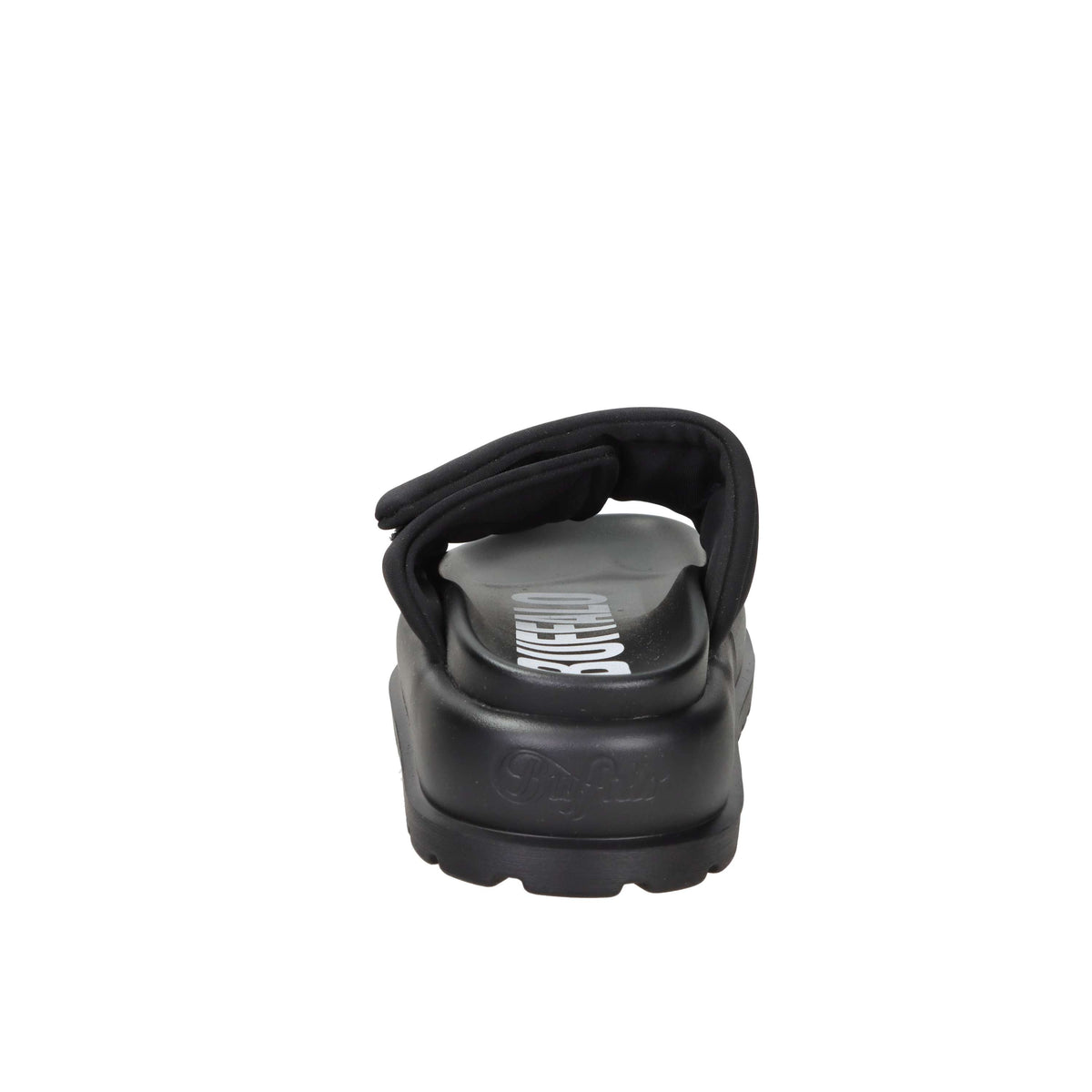 Buffalo Donna Ciabatta con zeppa BN1602325 Nero
