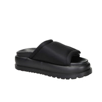 Buffalo Donna Ciabatta con zeppa BN1602325 Nero