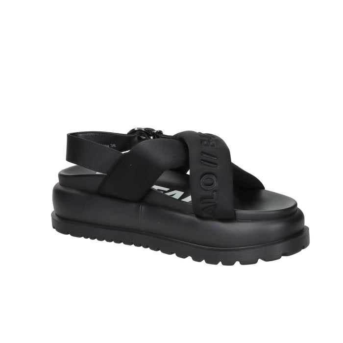 Buffalo Femme Sandale compensée BN1602323 Noir