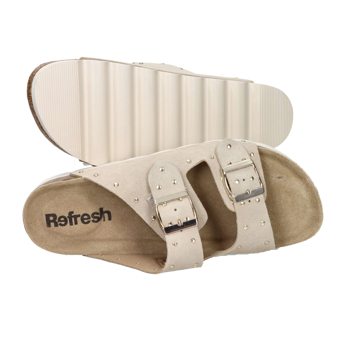 Refresh Donna Ciabatta bassa 175009 Beige