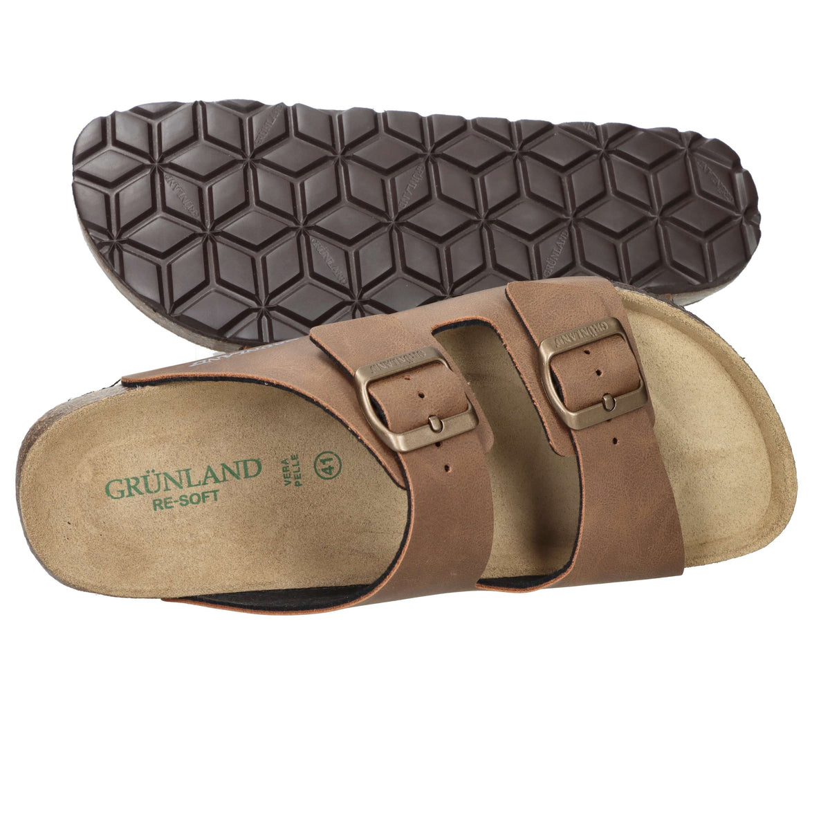 Grunland Men's Slipper CB0974-40 Brown
