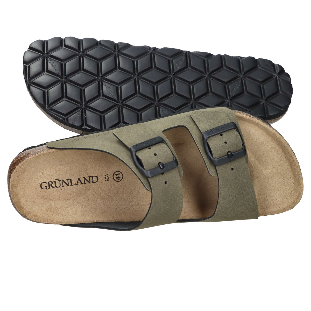 Grunland Uomo Ciabatta CB0812-40 Verdone