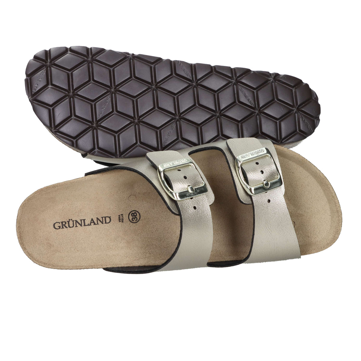 Grunland Donna Ciabatta bassa CB2425-40 Bronzo