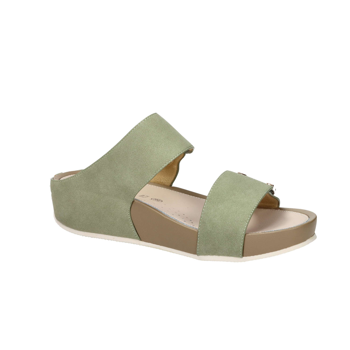 Grunland Donna Ciabatta con zeppa CI3114-C9 Verde