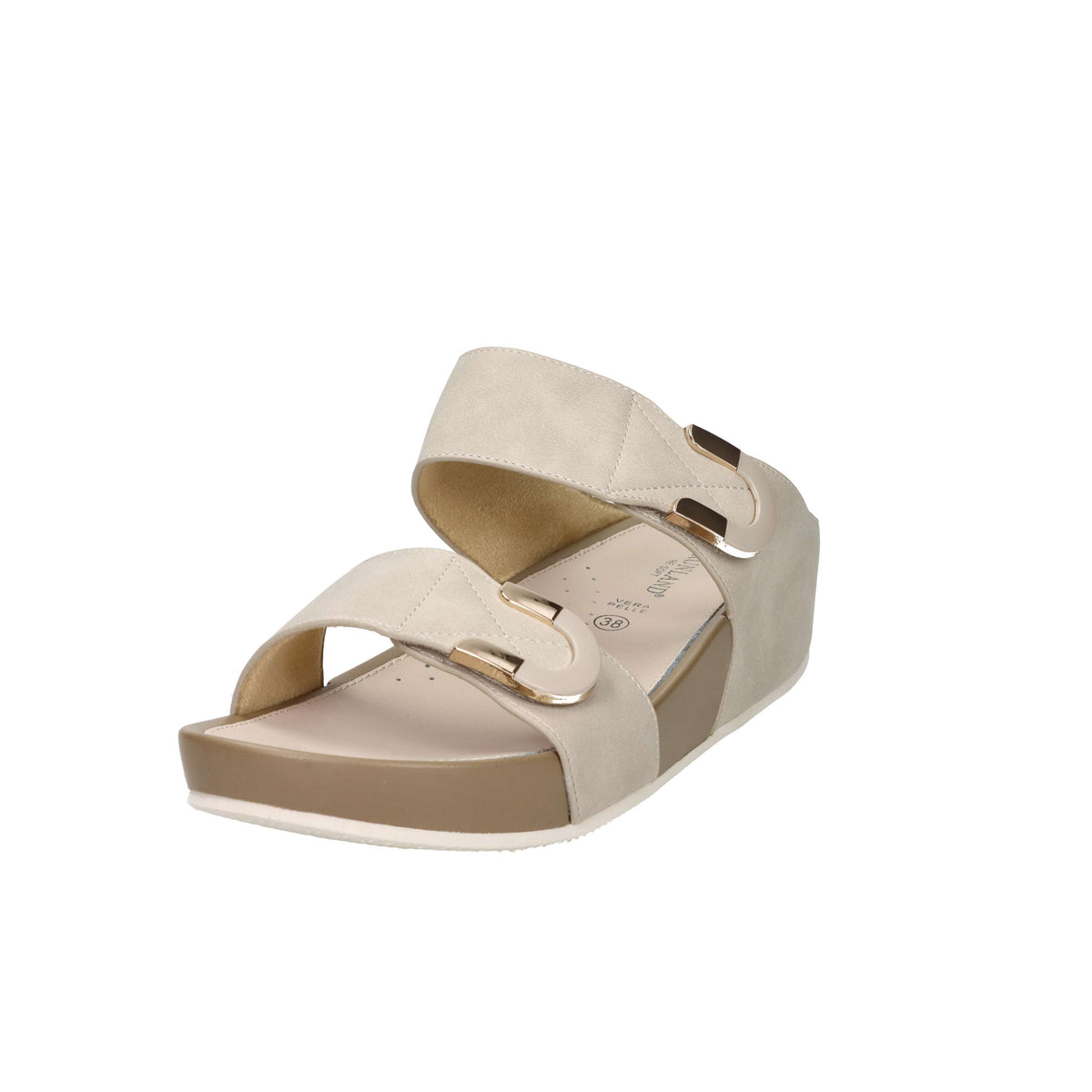 Grunland Donna Ciabatta con zeppa CI3114-C9 Beige