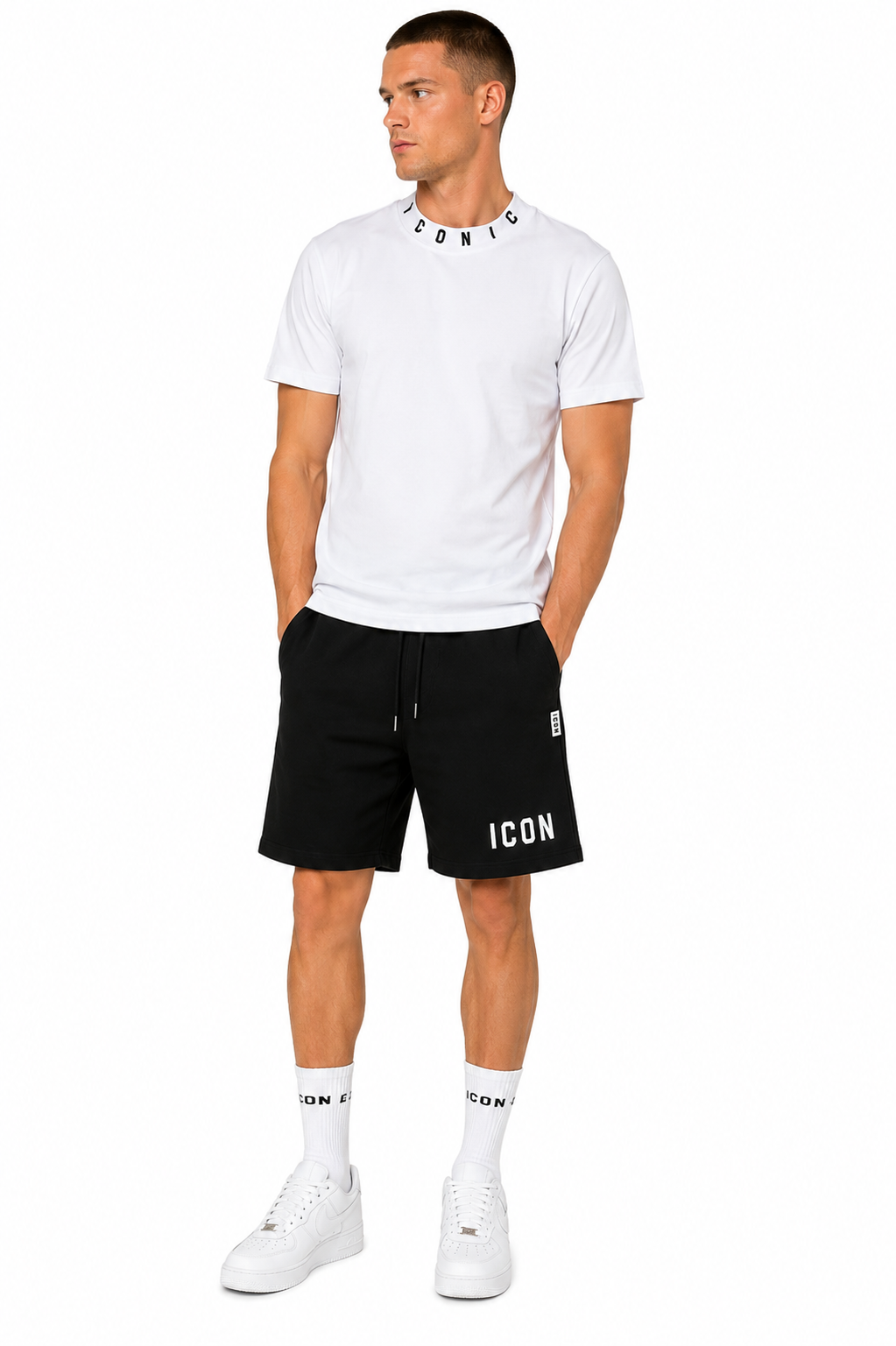 Icon Uomo T-shirt IUT042 Bianco