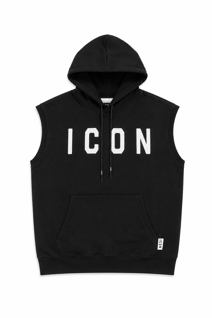 Icon Uomo Felpa IUF005 Nero