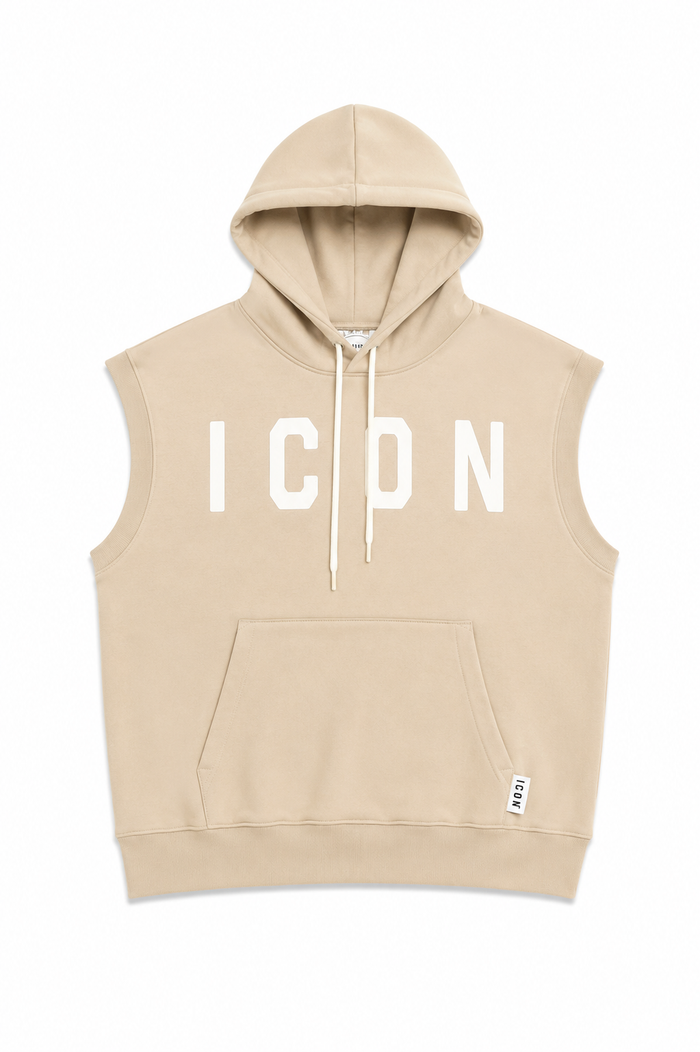 Icon Uomo Felpa IUF005 Beige