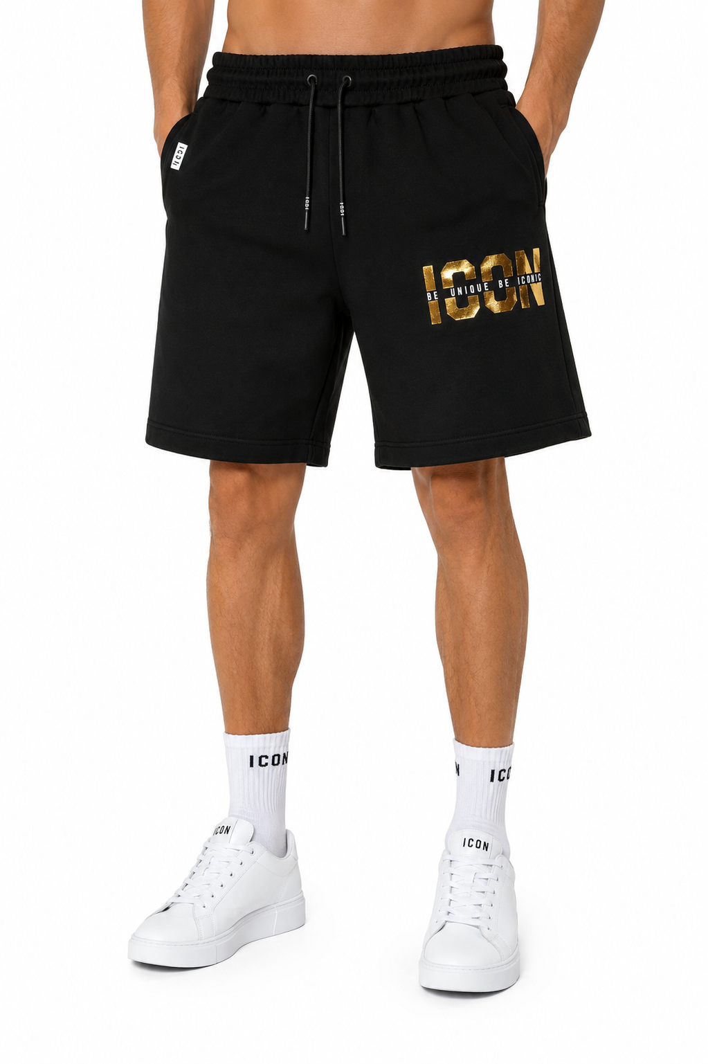 Icon Uomo Bermuda IUB019 Nero/Oro