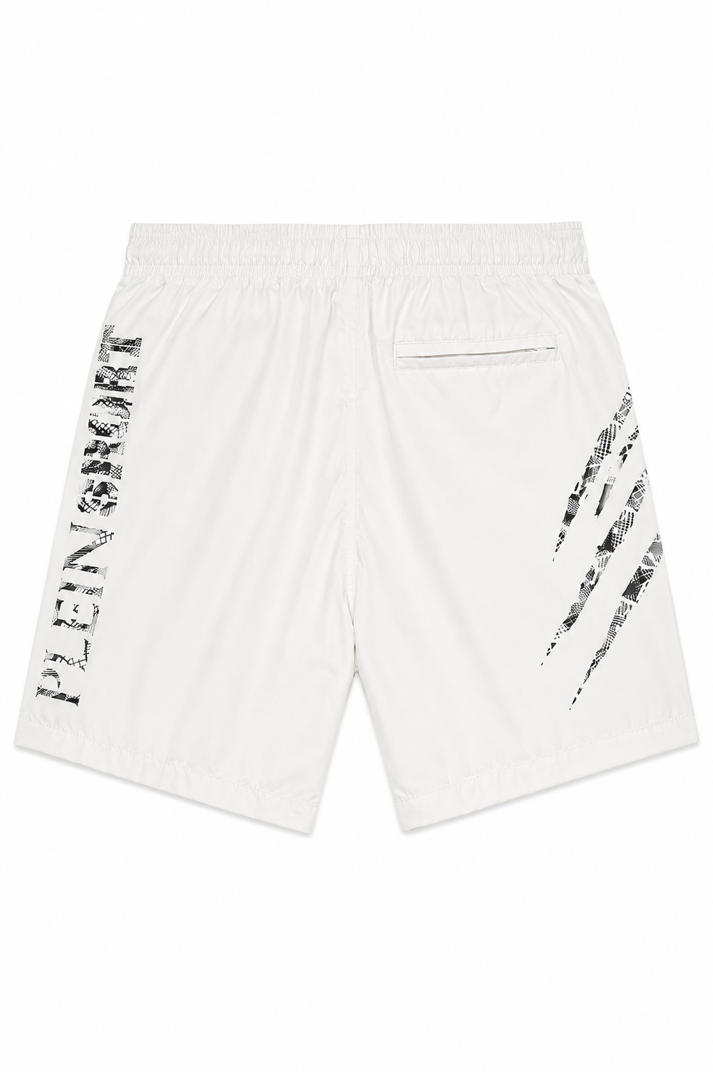 Philipp Plein Men's Swim Shorts PS26MBL02 White