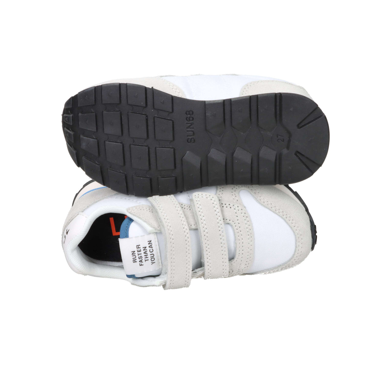 Sun68 Kids and teens Sneakers Z36301B White/Light Blue