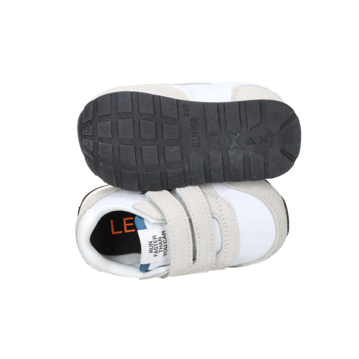 Sun68 Kids and Teens Sneakers Z36301F White/Light Blue
