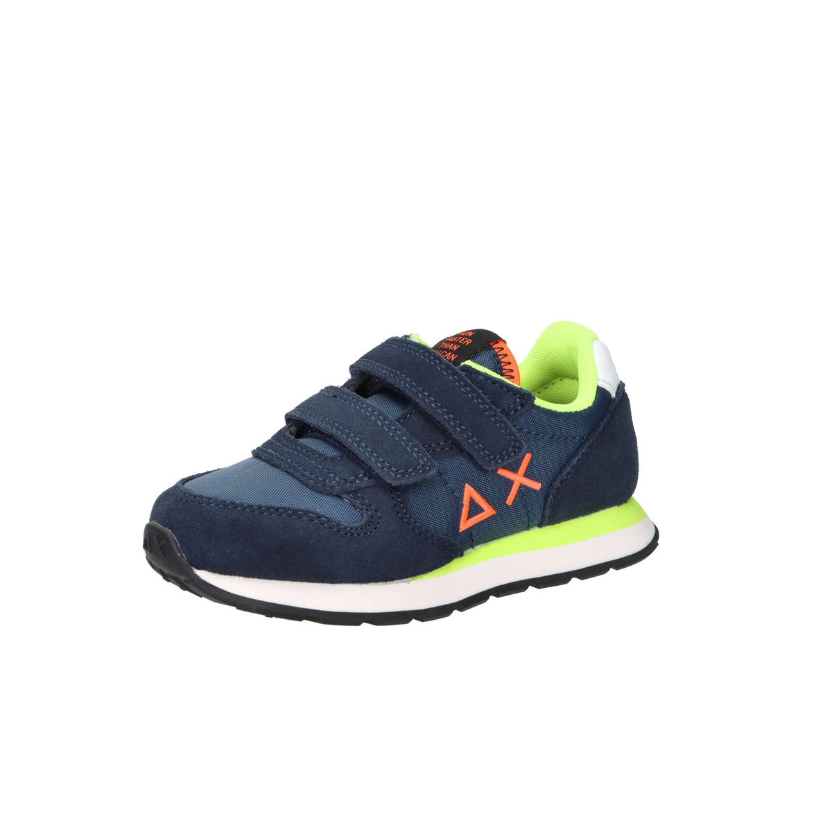 Sun68 Kids and Teens Sneakers Z36302B Blue/Fluo