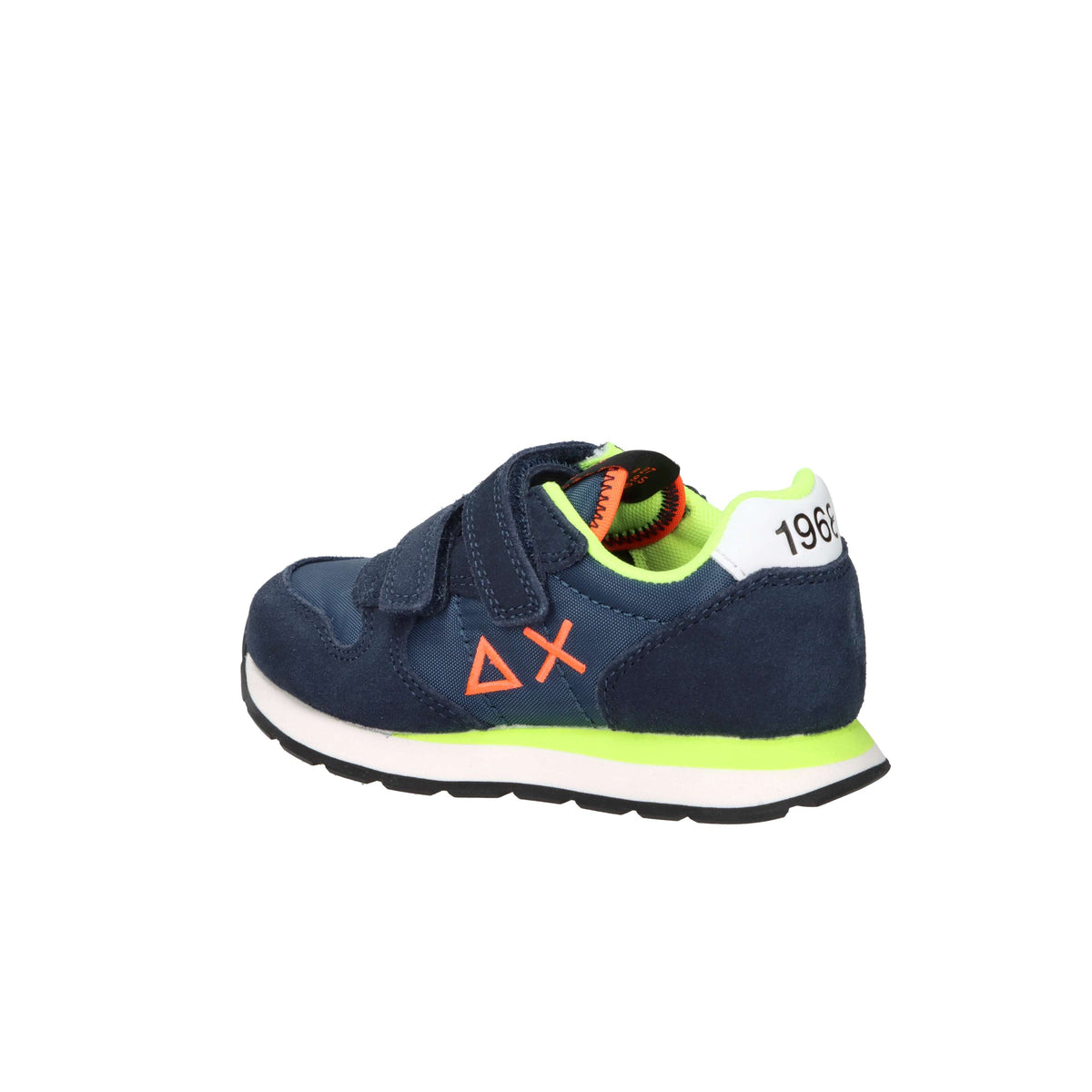 Sun68 Enfants et adolescents Baskets Z36302B Bleu/Fluo