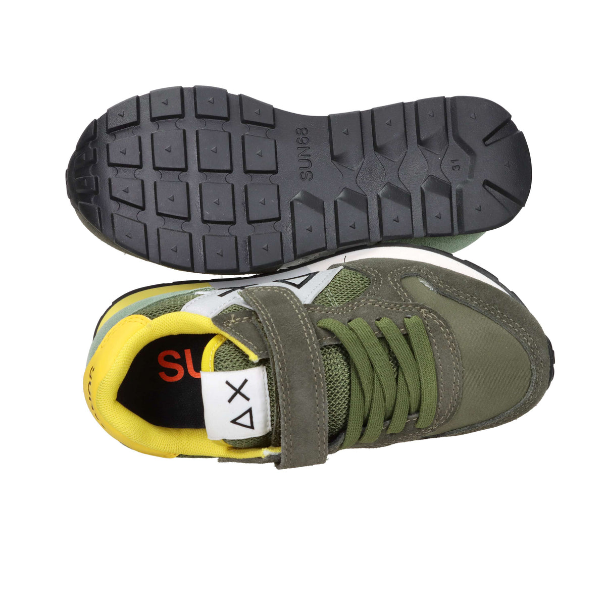 Sun68 Bambini e ragazzi Sneakers Z36316K Verde militare