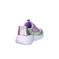 Skechers Bambine e ragazze Sneakers 302296L Argento/Rosa