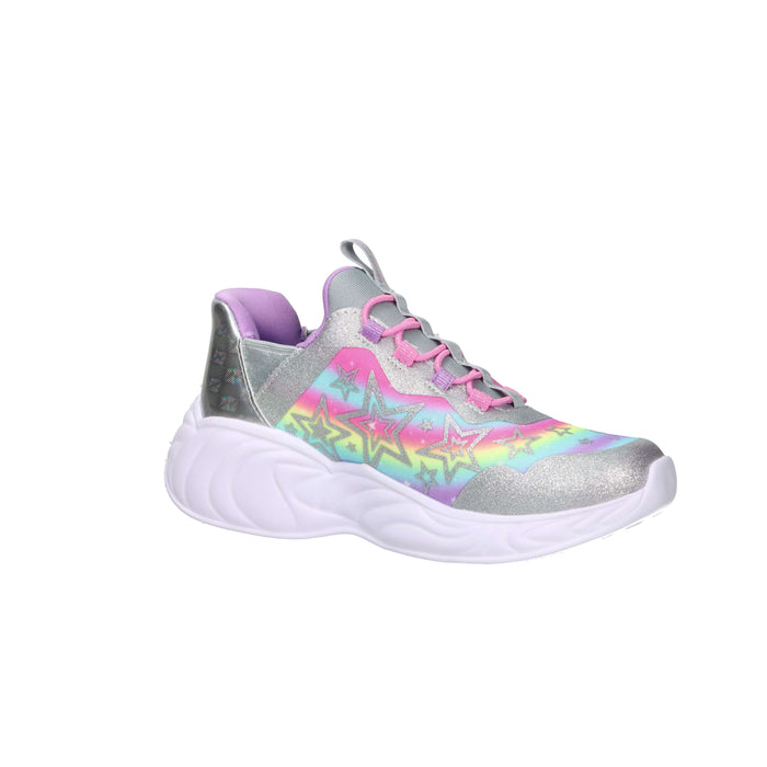 Skechers Filles Baskets 302296L Argent/Rose