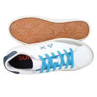 Sun68 Enfants et adolescents Baskets Z36338T Blanc/Bleu