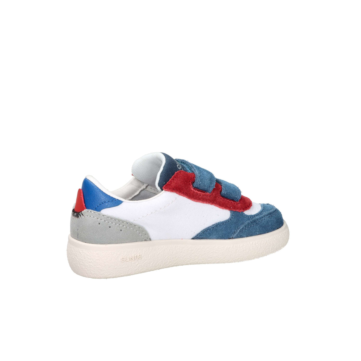 Sun68 Enfants et adolescents Baskets Z36348B Blanc/Bleu