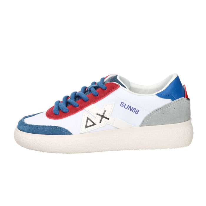 Sun68 Enfants et adolescents Baskets Z36348T Blanc/Bleu
