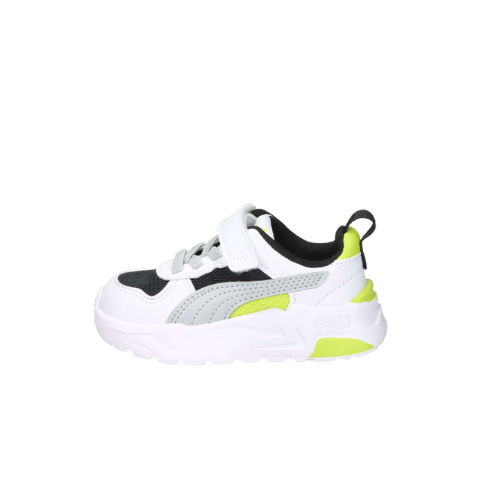 Puma Enfants et garçons Baskets 403705 Blanc/Noir