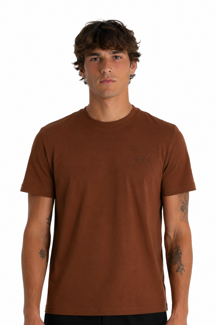 Richmond X Uomo T-shirt UMP26024TS Marrone