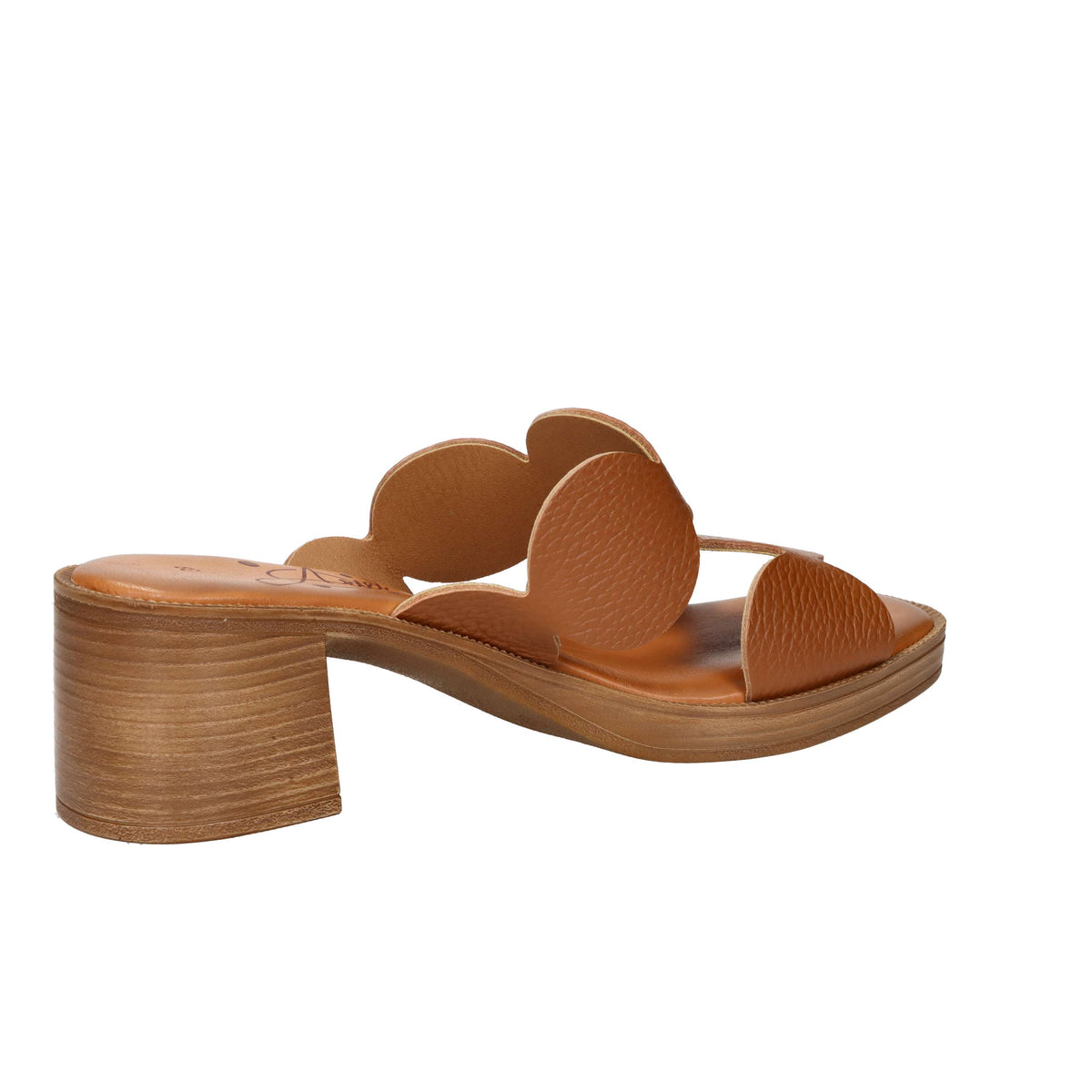 Ariel Women's Ciabatta with Heel 17244 Leather